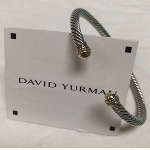 🔴Authentic DAVID YURMAN Gold and Sterling Bangle
